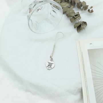 【和夢兔】京都宇治不鏽鋼吊飾(繩)-茶桶