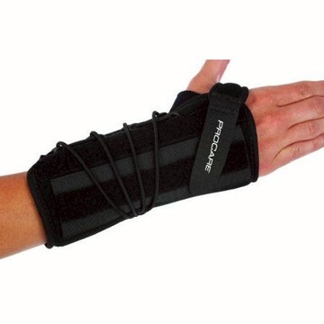 Wrist Support QuickFit Wrist II Removable Palmar Stay Nylon / Foam Left Hand Black One Size Fits M 1 Each by DJO