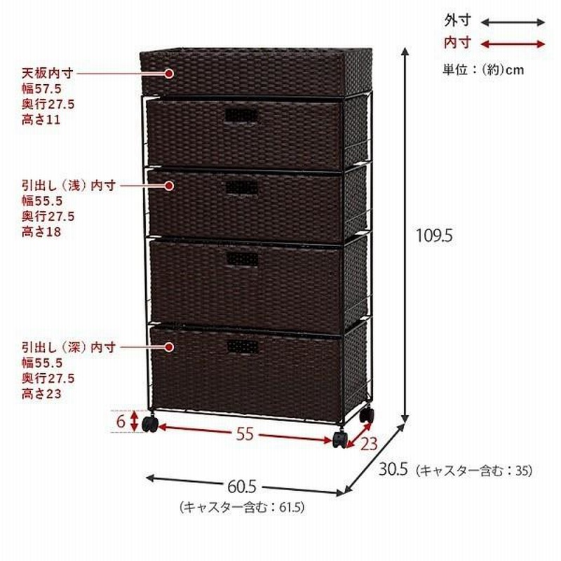ランドリー 引出内布付き 幅72.5×奥行27.5×高さ70cm R1105 ランドリー 引出内布付き 幅72.5×奥行27.5×高さ70cm R1105