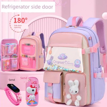 日本進口書包小學生女兒童一二三到六年級女孩輕便防水護脊