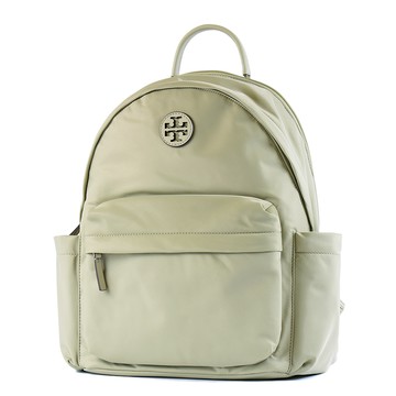 TORY BURCH 高密度尼龍雙側置物拉鍊後背包-橄欖綠