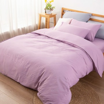 吸濕排汗3M科技天絲 / 兩用被床包枕套四件組 / 牽牛紫