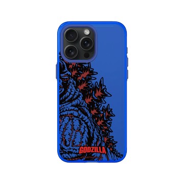 iPhone 15 Pro Max Clear 激光藍 - 哥吉拉 Godzilla - 紅蓮化背脊