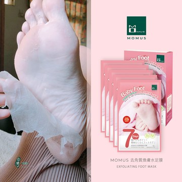 momus 去角質煥膚水足膜-單片/盒裝5片