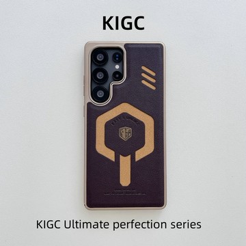 【高檔KIGC 機甲系列 】皮革 極致追求 磁吸 三星S23 S24 S25 Ultra 保護殼 s25 PLUS 手機