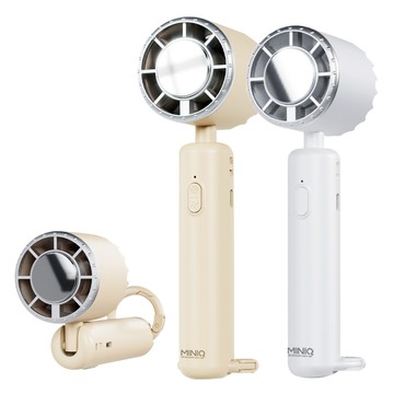 其他品牌 FROZR 極致冰感 手持高效製冷風扇 可直立桌面 三段風速/風扇頭可彎折/附掛繩