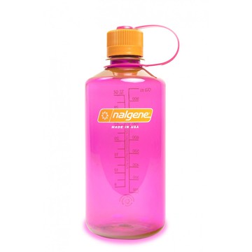 美國 《Nalgene》 專業水壺 1000cc 窄嘴水壼 2021-2432 Flamingo 火鶴粉