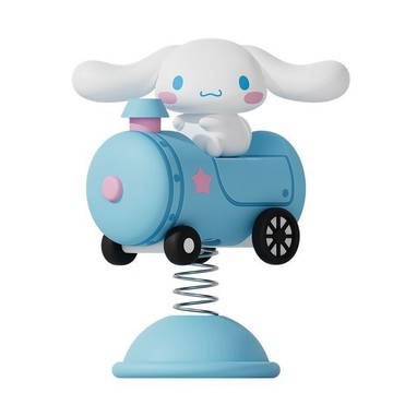 🌟小象優選🌟三麗鷗正版車具搖搖樂擺件庫洛米公仔玩偶手辦桌麵車載生日禮物