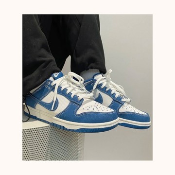 S.G NIKE DUNK LOW SASHIKO 休閒鞋 DV0834-101 藍 刺子繡 牛仔丹寧 男女鞋