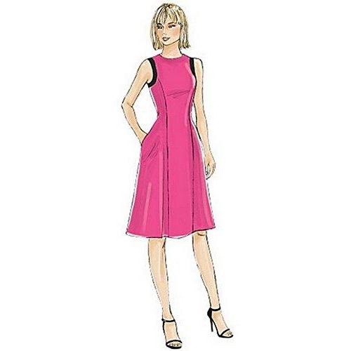 Butterick Patterns B6316 Misses' Sleeveless Fit and Flare Dresses, Size B5