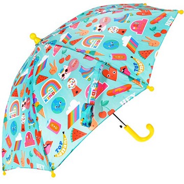 英國 Rex London - 幼童/兒童自動傘-繽紛搖滾