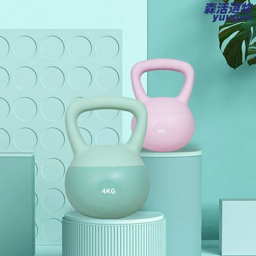 【翹臀神器】軟壺鈴 女士壺鈴 健身壺鈴 啞鈴 深蹲 提壺 家用訓練器材 5kg 環保TPU材質 防滑防砸 翹臀塑形必備