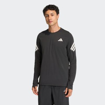 adidas 愛迪達 長袖上衣 男 大學T 跑步 亞規 ADI365/// LS M 黑 KE6831