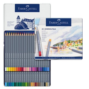 【FABER-CASTELL】輝柏 GOLDFABER水性色鉛筆 48色 / 盒 114648