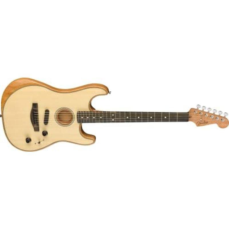 エレクトリックギター Fender フェンダー アコースタソニック American Acoustasonic? Stratocaster?, Ebony Fin