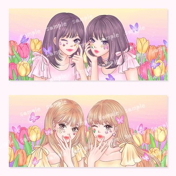 雙明信片 (2款設計)