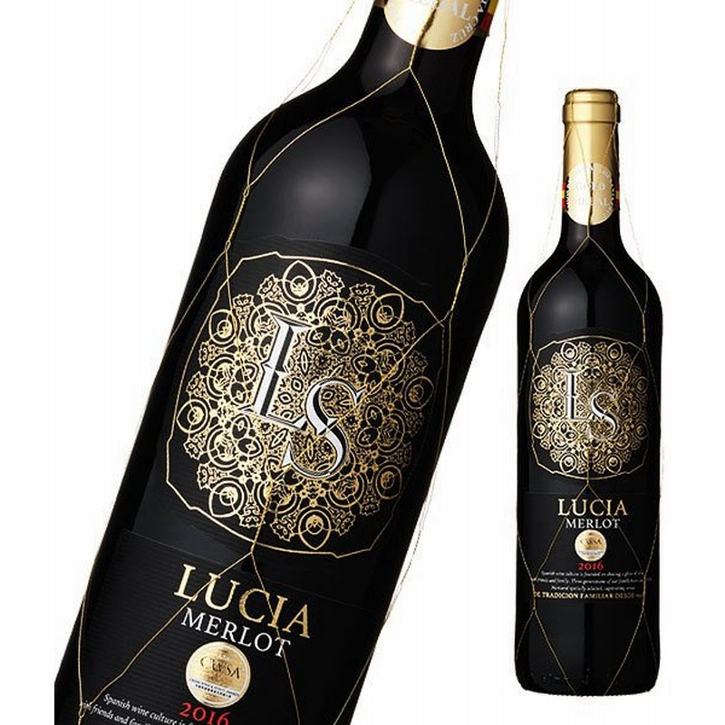 ワイン 赤ワイン ルシア メルロー スペイン産 辛口 スペインワイン 赤 スペイン 辛口 メダル 金賞 Gold ゴールド 通販 Lineポイント最大get Lineショッピング