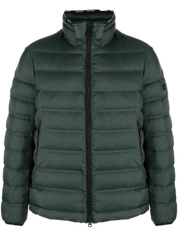 Peuterey - lightweight hooded down jacket - men - Polyamide/Polyamide/Feather Down - L - Green