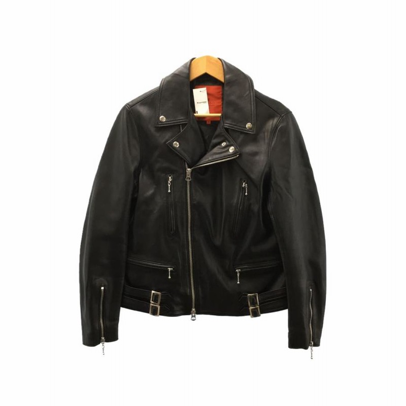 ⭐️美品　URBAN RESEARCH ダブルライダースジャケット　牛革　黒 2サイズ展開』ダブル ファッション URBAN RESEARCH ライダース