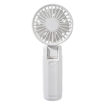 AFAMIC 艾法 無線大風力雙葉手持扇 可調節 USB充電  白色  CYKE-F16