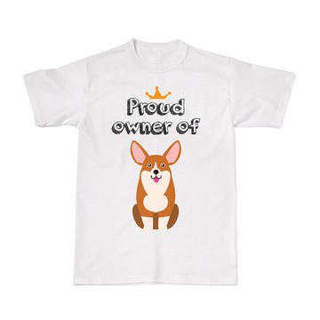 驕傲的狗狗主人 T 恤 - 柯基