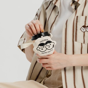 台味聯名企劃 - 魚刺人刺繡立體飲料杯套