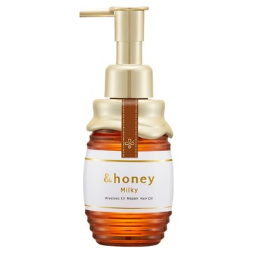 &honey milky 蜂蜜滋潤修復髮油 105ml 蜂蜜精華深層滋養 改善毛躁分叉  1瓶
