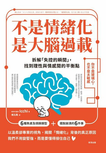 【電子書】不是情緒化，是大腦過載：拆解「失控的瞬間」，找到理性與情感間的平衡點