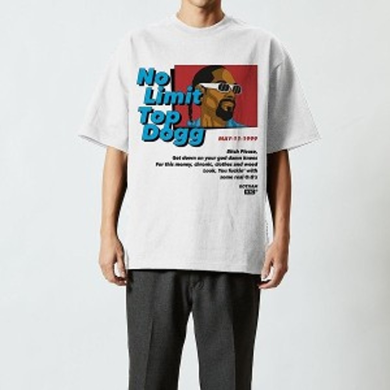 アート Tシャツ ルーズ グレー L ロゴ カジュアル メンズ - Tシャツ