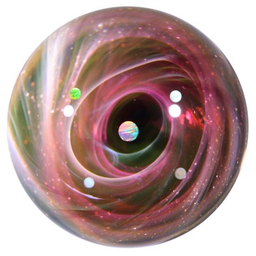 61mm 宇宙玻璃球擺設 no.M288