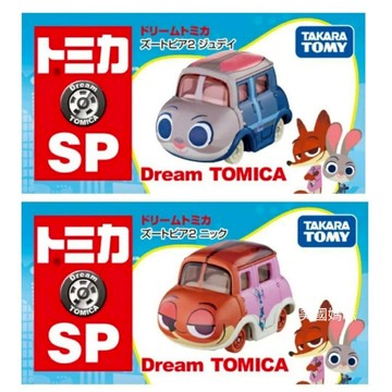 【美國媽咪】DT 動物方城市 2 茱蒂 尼克 哈茱蒂 胡尼克 TOMICA 夢幻多美小汽車 多美 Dream