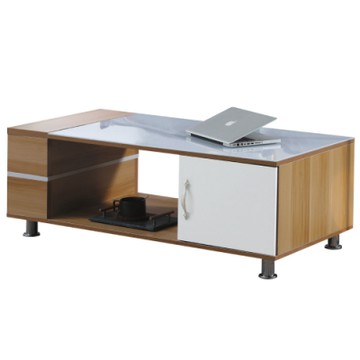 文創集 夏蒂利 時尚4尺玻璃大茶几(二色可選)-120x60x42cm免組