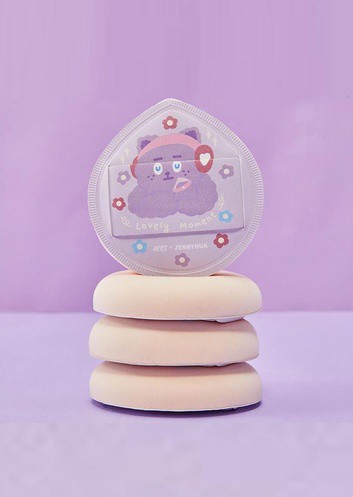 HER'S x 煎妮花 蜜桃形棉花糖粉撲