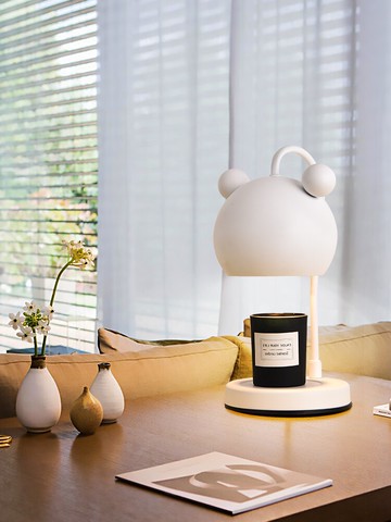 融蠟燈大理石加熱香薰熱熔燈融燭床頭燈臥室擺件網紅鈴蘭裝飾臺燈