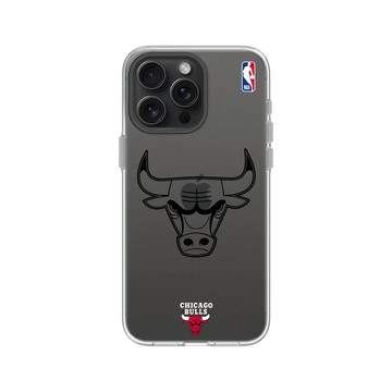 iPhone 15 Pro Max Clear 透明 - NBA - B&W-芝加哥公牛 Chicago Bulls B&W - Light