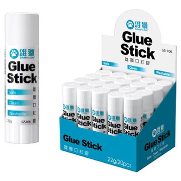 SIMBALION 雄獅 GS-106 口紅膠 22g