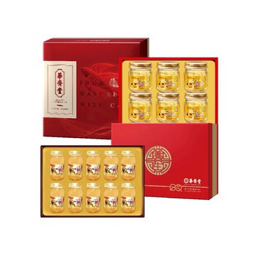 1+1限定組【華齊堂】送禮首選養身活力組：頂級金絲燕窩禮盒+元氣雙蔘飲禮盒