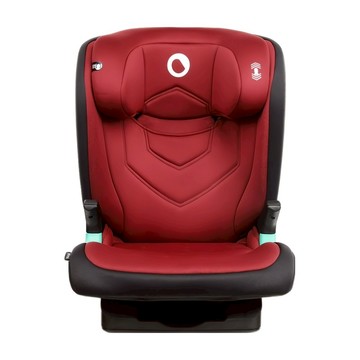 lionelo ISOFIX 成長型輔助汽座 Neal 3~12歲  勃根地酒紅