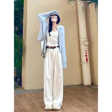 時尚鹽系穿搭三件套今年流行漂亮套裝女2025新款秋冬季搭配一整套