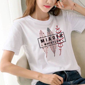 【A3】純棉印花棉T上衣-預購