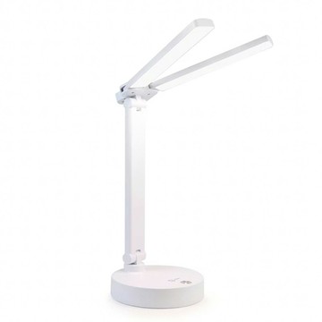 aibo 雙頭多角度 充電式LED摺疊三段色溫檯燈【九乘九購物網】