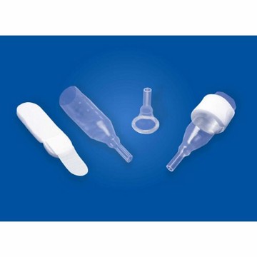 Male External Catheter Natural NonAdhesive Reusable Strap Silicone Large 30 Count by Bard
