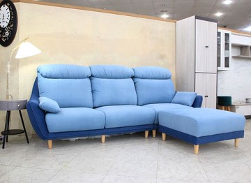 【歐風別館】日光北歐風L型功能貓抓布沙發【基隆至台中免運費】