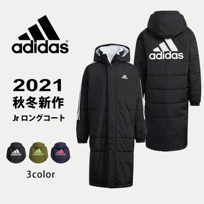 ◆雰囲気抜群！刺繍ビッグロゴ◆ adidas ベンチコート L 011704