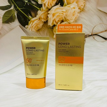 THE Face SHOP POWER  金鑽長效防曬霜 持久防曬霜 SPF50+PA+++ 50 ml｜雙12嘉年華⚡專櫃 美妝 香氛 保養 禮享保養 香約聖誕