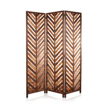 【C'est Chic】流光拾影三片創意實木屏風