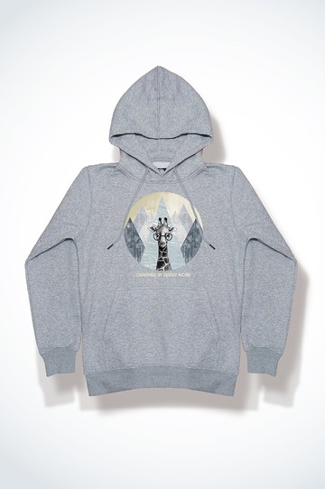 STATELYWORK長頸鹿博士 帽T 內刷毛 季節限定