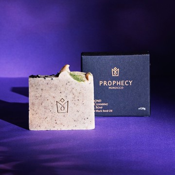 問題膚況─【鉑翡斯】晶鑽晶亮黑種草籽油極緻潔顏皂 120g 手工皂