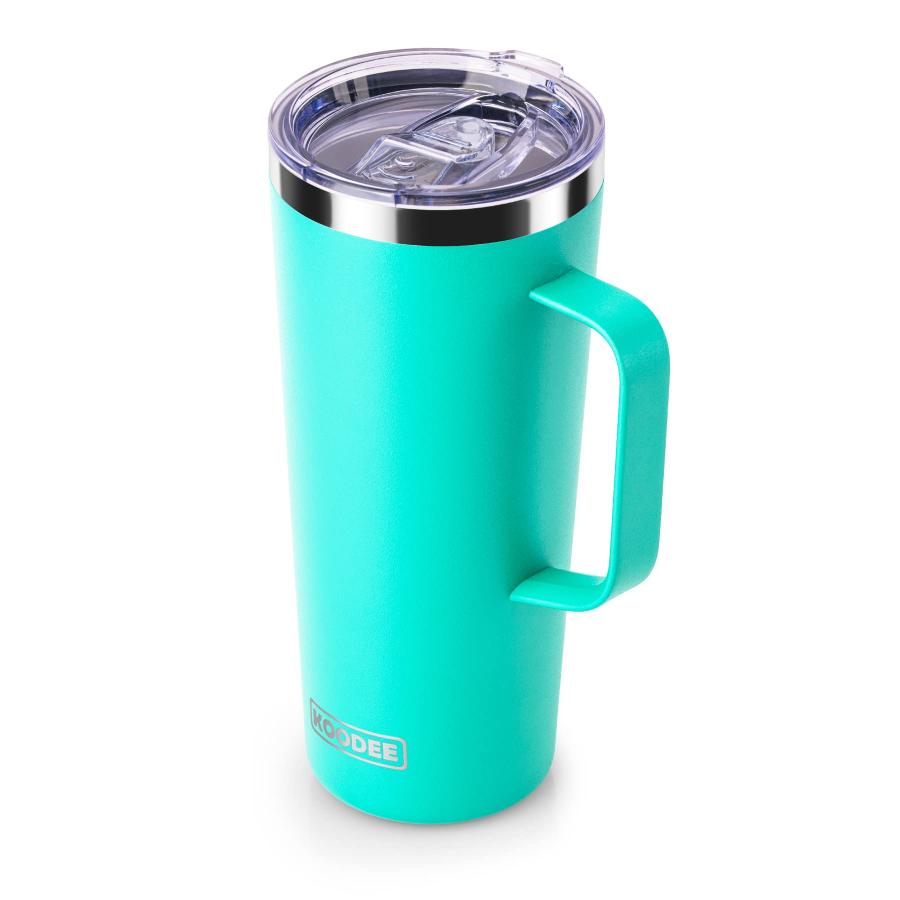 koodee Travel Coffee Mug, 24 oz Insulated Coffee Tumbler With Lid 並行輸入品