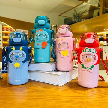 新款卡通保溫壺背帶316不銹鋼